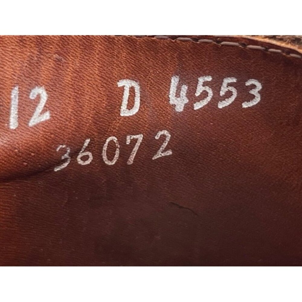Allen Edmonds Men’s Size 12D McGregor Dark Brown Wingtip Derby Dress Shoes - Picture 11 of 12